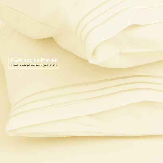 1800 Queen Or King Bed Sheets Ultra Soft Microfiber Deep Pocket 4 Pc Sheet Set