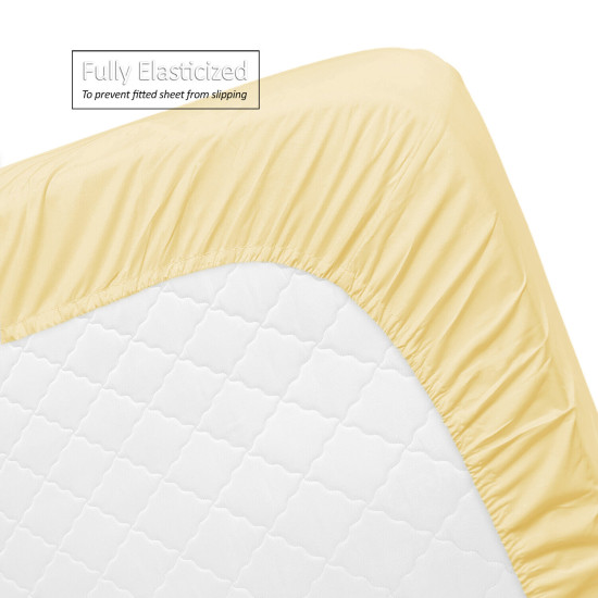 1800 Queen Or King Bed Sheets Ultra Soft Microfiber Deep Pocket 4 Pc Sheet Set