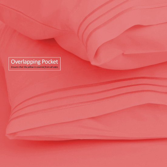 1800 Queen Or King Bed Sheets Ultra Soft Microfiber Deep Pocket 4 Pc Sheet Set