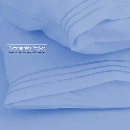 1800 Queen Or King Bed Sheets Ultra Soft Microfiber Deep Pocket 4 Pc Sheet Set