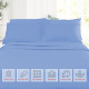 1800 Queen Or King Bed Sheets Ultra Soft Microfiber Deep Pocket 4 Pc Sheet Set