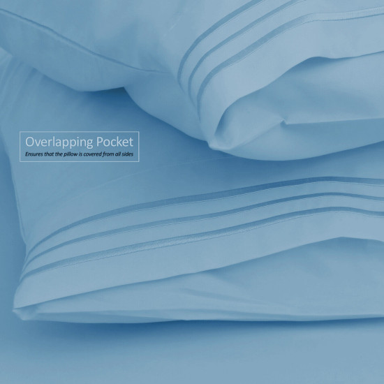 1800 Queen Or King Bed Sheets Ultra Soft Microfiber Deep Pocket 4 Pc Sheet Set