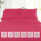 1800 Queen Or King Bed Sheets Ultra Soft Microfiber Deep Pocket 4 Pc Sheet Set