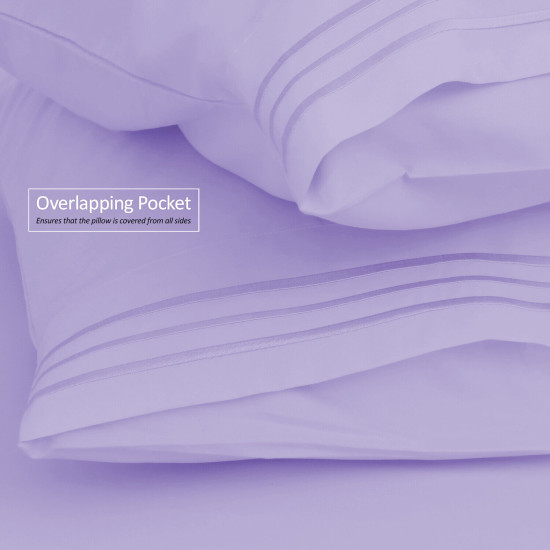 1800 Queen Or King Bed Sheets Ultra Soft Microfiber Deep Pocket 4 Pc Sheet Set