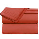 1800 Queen Or King Bed Sheets Ultra Soft Microfiber Deep Pocket 4 Pc Sheet Set