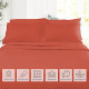 1800 Queen Or King Bed Sheets Ultra Soft Microfiber Deep Pocket 4 Pc Sheet Set