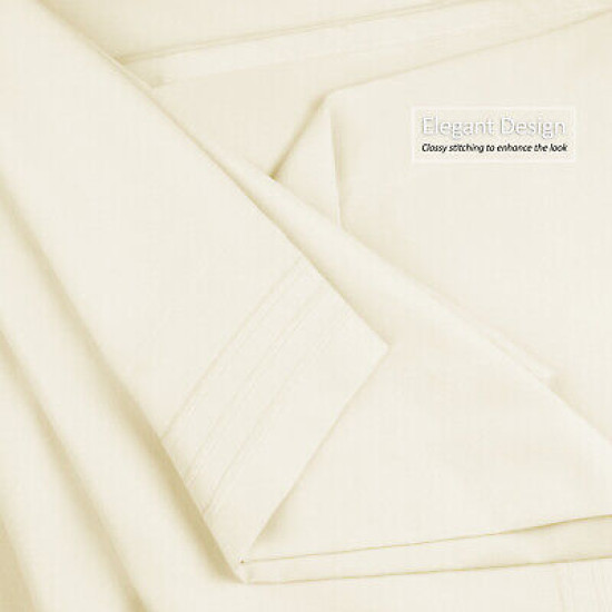 1800 Queen Or King Bed Sheets Ultra Soft Microfiber Deep Pocket 4 Pc Sheet Set