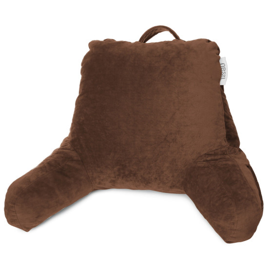 Bed Rest Reading Pillow for Kids & Teens Memory Foam TV Pillow With Arms Support