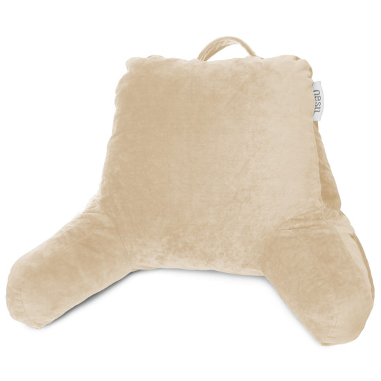 Bed Rest Reading Pillow for Kids & Teens Memory Foam TV Pillow With Arms Support