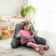 Bed Rest Reading Pillow for Kids & Teens Memory Foam TV Pillow With Arms Support