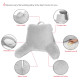 Bed Rest Reading Pillow for Kids & Teens Memory Foam TV Pillow With Arms Support