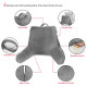 Bed Rest Reading Pillow for Kids & Teens Memory Foam TV Pillow With Arms Support