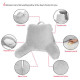 Bed Rest Reading Pillow for Kids & Teens Memory Foam TV Pillow With Arms Support