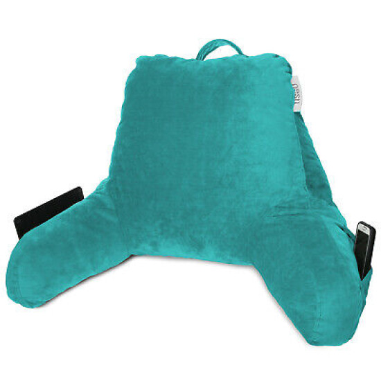 Bed Rest Reading Pillow for Kids & Teens Memory Foam TV Pillow With Arms Support