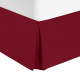 Twin or Twin XL Size Premium Hotel Luxury Pleated 14” Tailored Bed Skirt