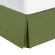 Twin or Twin XL Size Premium Hotel Luxury Pleated 14” Tailored Bed Skirt