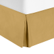 Twin or Twin XL Size Premium Hotel Luxury Pleated 14” Tailored Bed Skirt