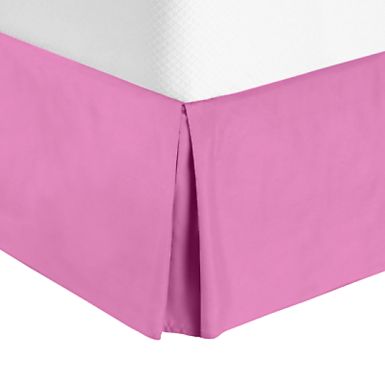Twin or Twin XL Size Premium Hotel Luxury Pleated 14” Tailored Bed Skirt