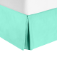 Twin or Twin XL Size Premium Hotel Luxury Pleated 14” Tailored Bed Skirt