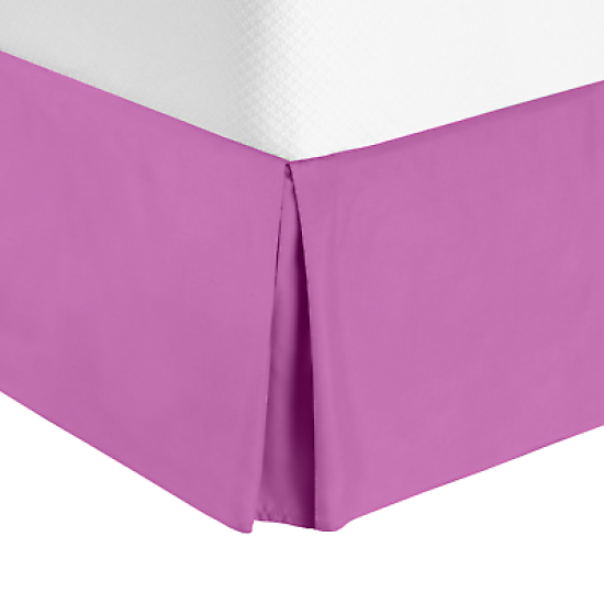 Twin or Twin XL Size Premium Hotel Luxury Pleated 14” Tailored Bed Skirt