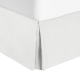 Twin or Twin XL Size Premium Hotel Luxury Pleated 14” Tailored Bed Skirt