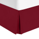 Twin or Twin XL Size Premium Hotel Luxury Pleated 14” Tailored Bed Skirt