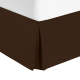 Twin or Twin XL Size Premium Hotel Luxury Pleated 14” Tailored Bed Skirt