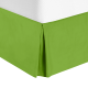 Twin or Twin XL Size Premium Hotel Luxury Pleated 14” Tailored Bed Skirt