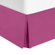 Twin or Twin XL Size Premium Hotel Luxury Pleated 14” Tailored Bed Skirt