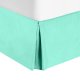 Twin or Twin XL Size Premium Hotel Luxury Pleated 14” Tailored Bed Skirt