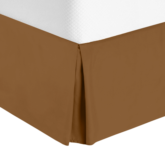 Twin or Twin XL Size Premium Hotel Luxury Pleated 14” Tailored Bed Skirt