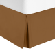 Twin or Twin XL Size Premium Hotel Luxury Pleated 14” Tailored Bed Skirt
