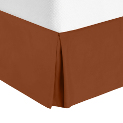 Twin or Twin XL Size Premium Hotel Luxury Pleated 14” Tailored Bed Skirt