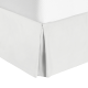 Twin or Twin XL Size Premium Hotel Luxury Pleated 14” Tailored Bed Skirt