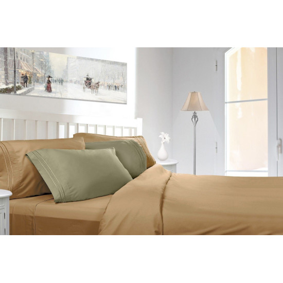 1800 Collection 6 Piece Deep Pocket Bed Sheet Sets - *Shop The New Look*