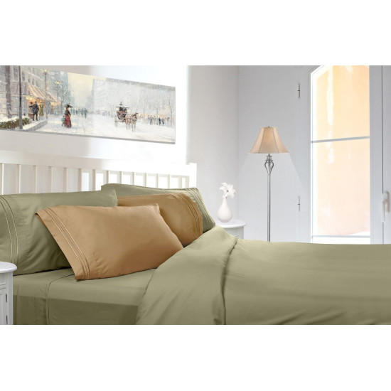 1800 Collection 6 Piece Deep Pocket Bed Sheet Sets - *Shop The New Look*