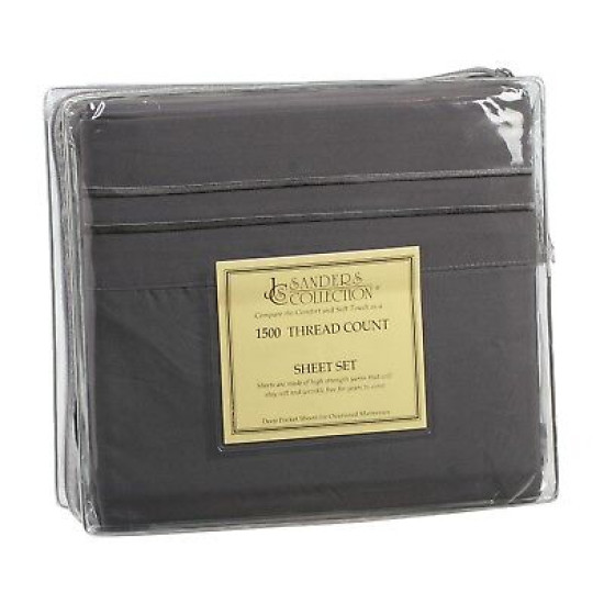 1500 Microfiber Thread Count 4 Piece Bed Sheet Set Many Sizes & Colors Available