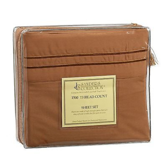 1500 Microfiber Thread Count 4 Piece Bed Sheet Set Many Sizes & Colors Available