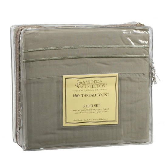 1500 Microfiber Thread Count 4 Piece Bed Sheet Set Many Sizes & Colors Available