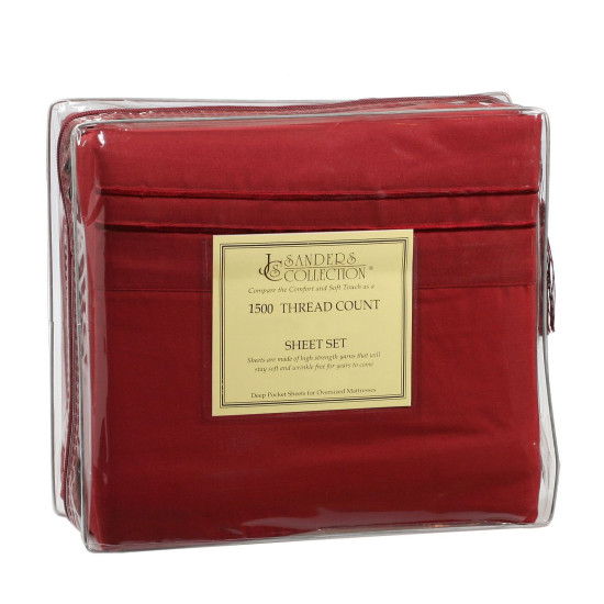1500 Microfiber Thread Count 4 Piece Bed Sheet Set Many Sizes & Colors Available