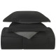 3 Piece Reversible Down Alternative Comforter Set - Comforter with Shams