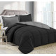 3 Piece Reversible Down Alternative Comforter Set - Comforter with Shams
