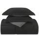 3 Piece Reversible Down Alternative Comforter Set - Comforter with Shams