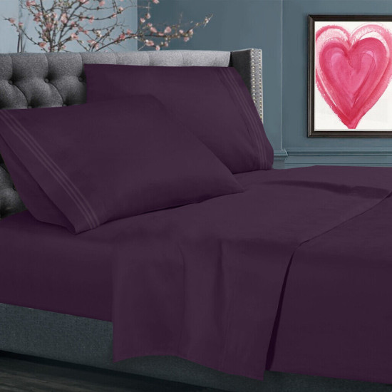 1500 Count 4 Piece Bed Sheet Set All Colors And Sizes Available