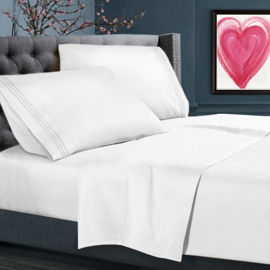 1500 Count 4 Piece Bed Sheet Set All Colors And Sizes Available