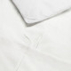 Duvet Cover Set Soft Brushed Comforter Cover W/Pillow Sham, White - Full