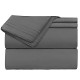 Premium Luxury Pleated Tailored Bed Skirt - 14” Drop Dust Ruffle, Twin - Yellow