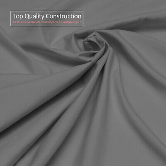 Premium Luxury Pleated Tailored Bed Skirt - 14” Drop Dust Ruffle, Twin - Yellow