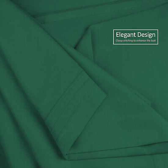 Premium Luxury Pleated Tailored Bed Skirt - 14” Drop Dust Ruffle, Twin - Yellow