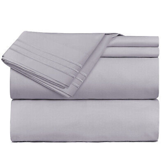 Premium Luxury Pleated Tailored Bed Skirt - 14” Drop Dust Ruffle, Twin - Yellow